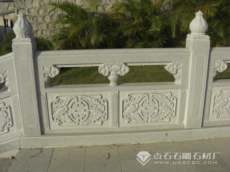 芝麻白石欄桿 芝麻白石欄板