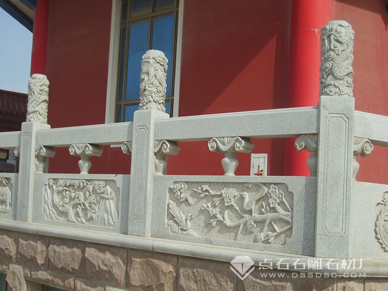芝麻白浮雕欄桿 浮雕芝麻白欄桿